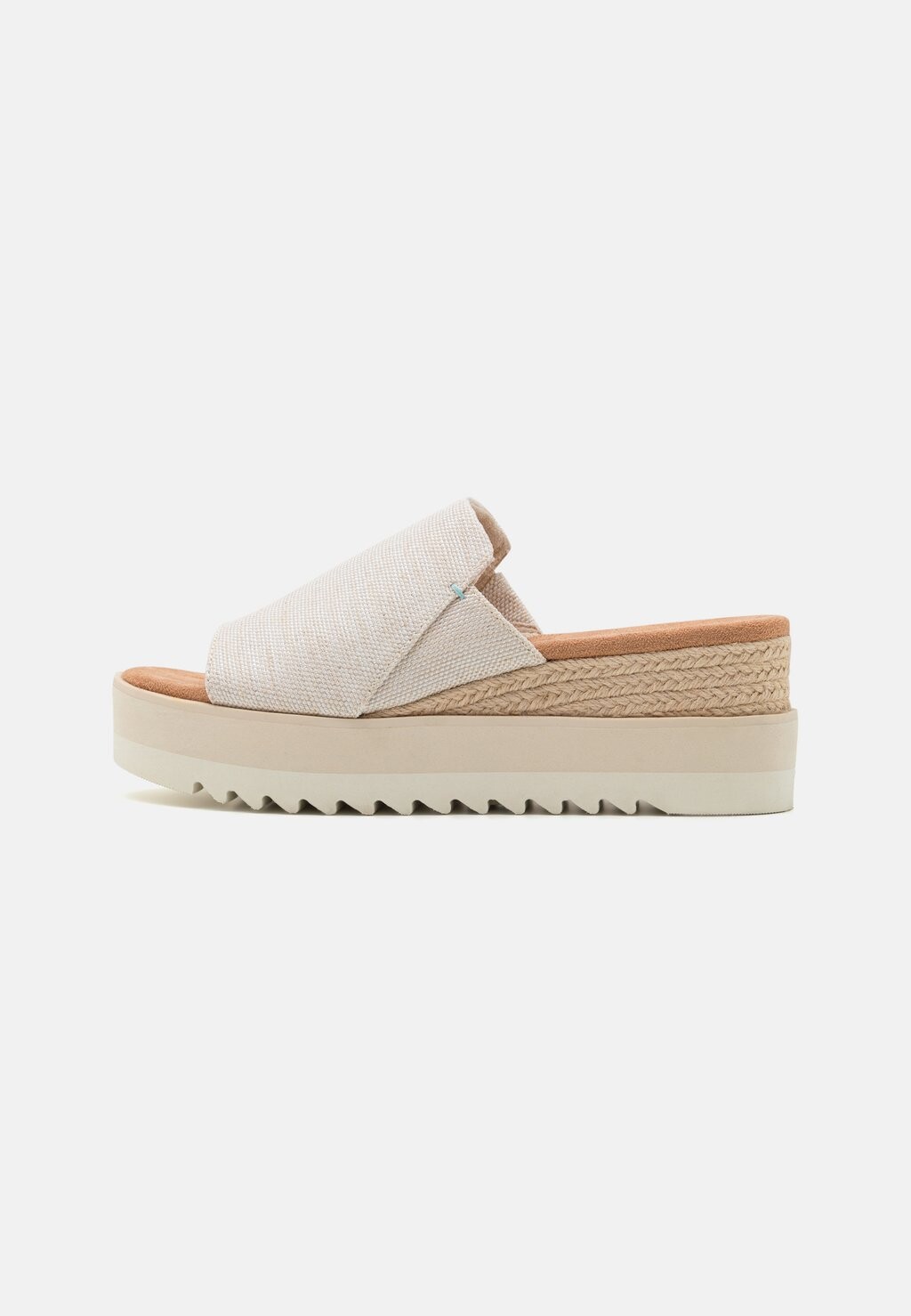 Высокие босоножки DIANA MULE TOMS, цвет natural