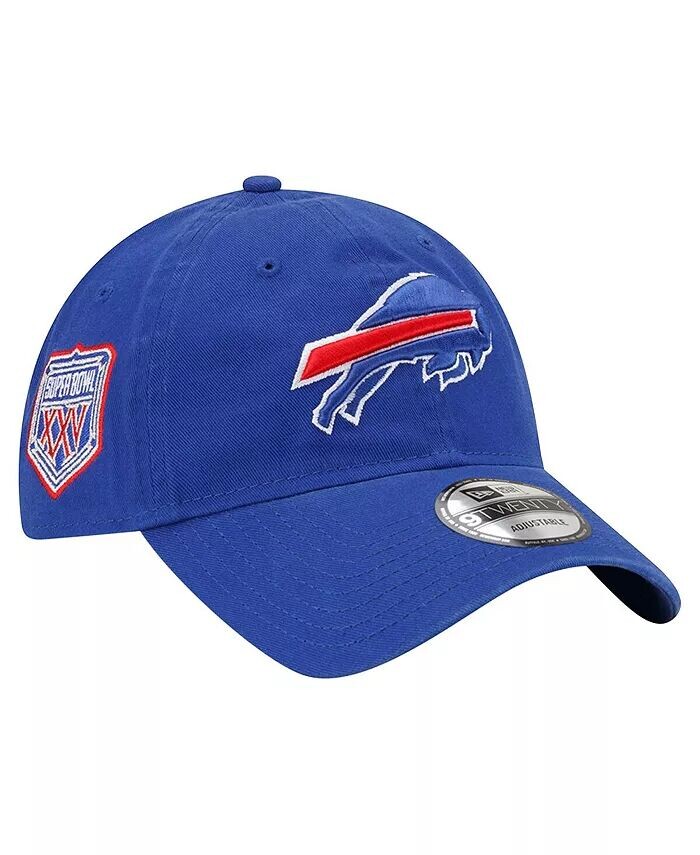 

Мужская регулируемая шляпа Royal Buffalo Bills Distinct 9TWENTY New Era, синий