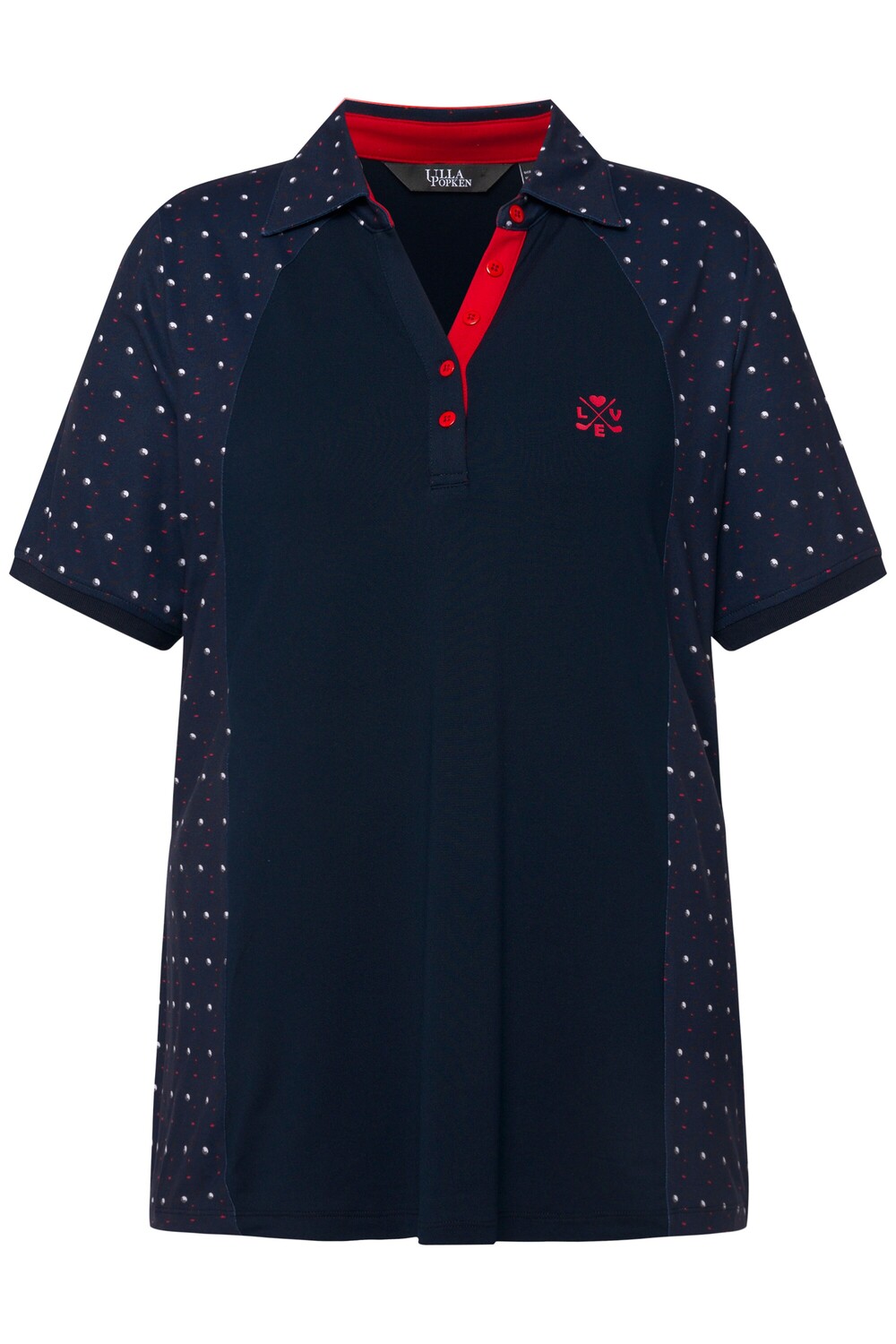 

Футболка Ulla Popken Polo, морской
