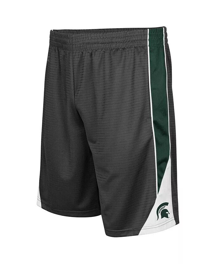 

Мужские темно-серые шорты Michigan State Spartans Turnover Colosseum, серый