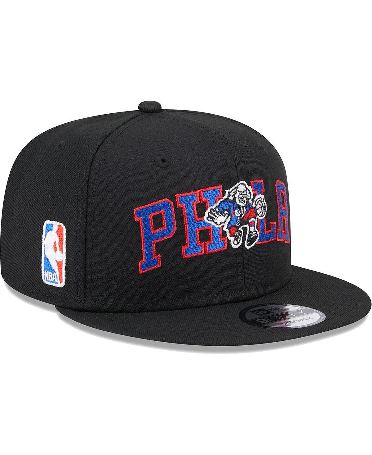 

Мужская черная кепка Snapback Philadelphia 76ers Logo Blend 9FIFTY New Era