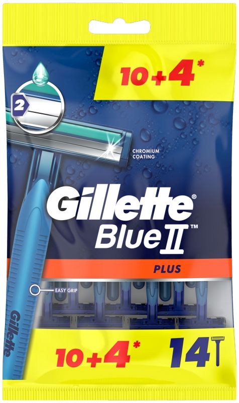 Gillette Blue2 Plus бритва для мужчин, 14 шт. т в изабель ди ор 50мл