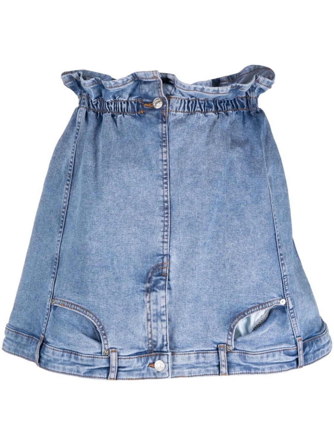 

Джинсовая юбка с эластичным поясом MOSCHINO JEANS, синий