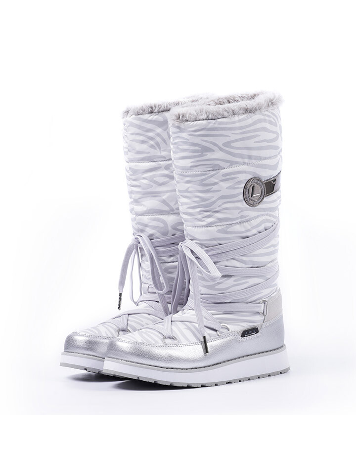 Ботинки LUHTA Winterstiefel Tahrova, цвет Grau/Silber