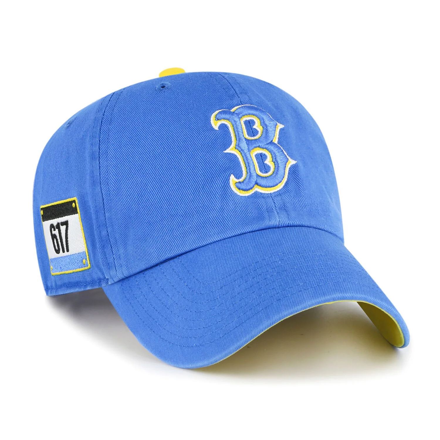 Мужская регулируемая кепка Blue Boston Red Sox '47 с кодом города City Connect Clean Up