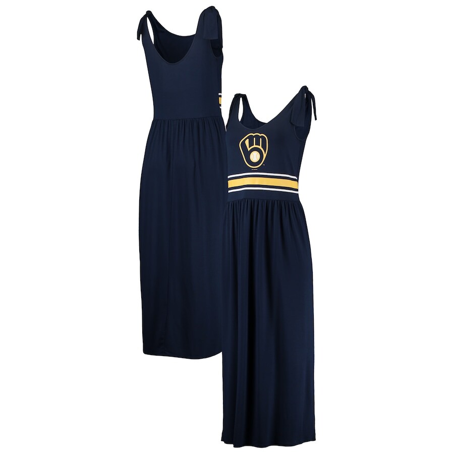 

Платье макси G-III 4Her by Carl Banks Milwaukee Brewers, нави