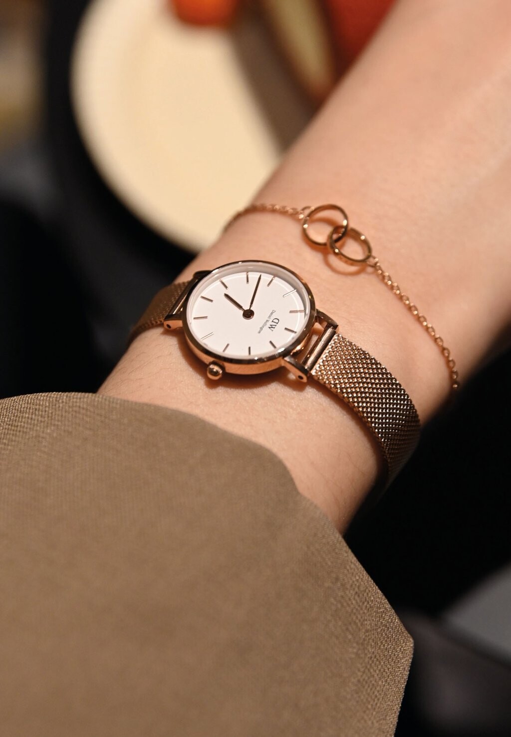 

Часы Petite Pressed Melrose Daniel Wellington, цвет rose gold-coloured