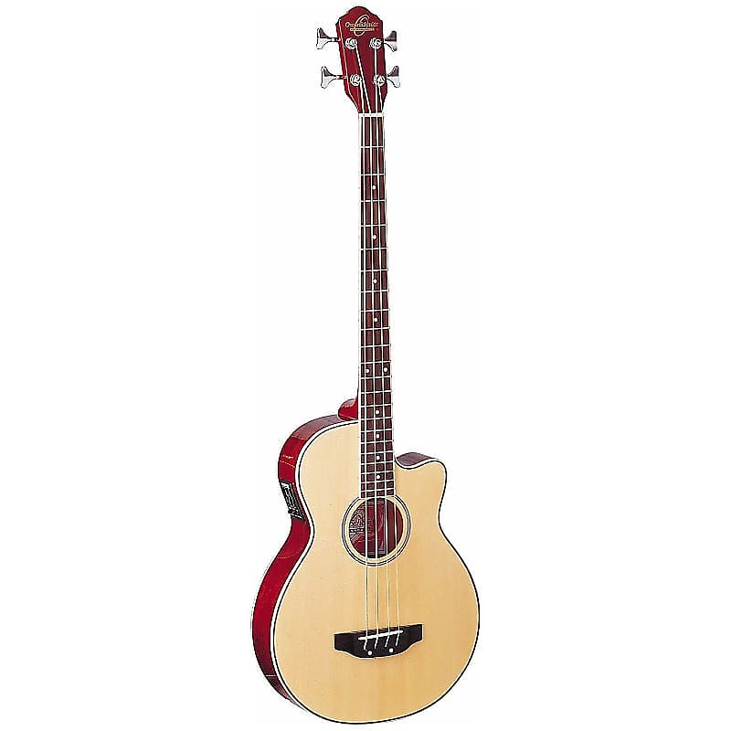 Басс гитара Oscar Schmidt OB100B Acoustic-Electric Bass Guitar - Natural