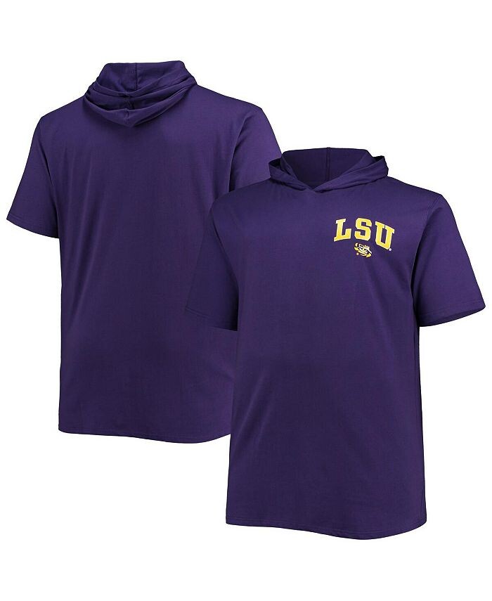 

Мужская фиолетовая футболка с капюшоном LSU Tigers Big and Tall Team Profile, фиолетовый