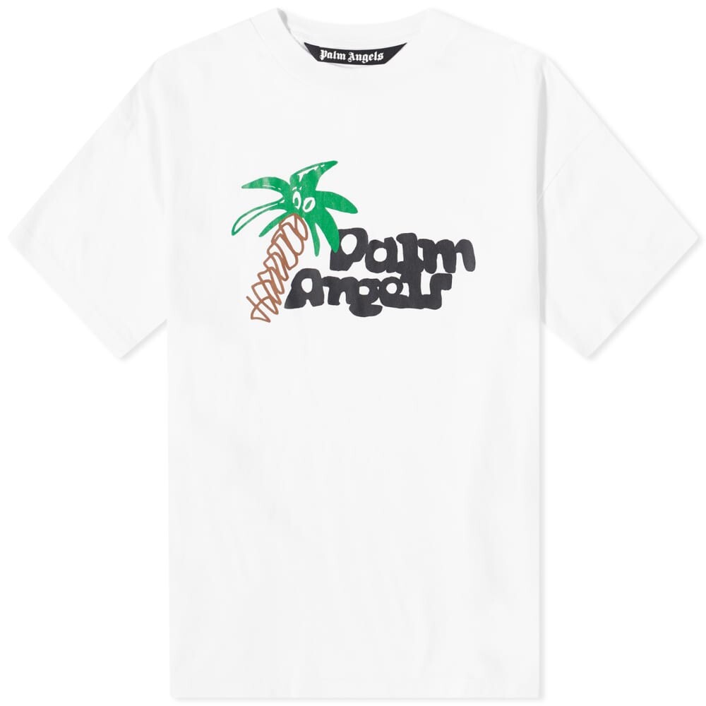 

Футболка с рисунком Palm Angels, белый