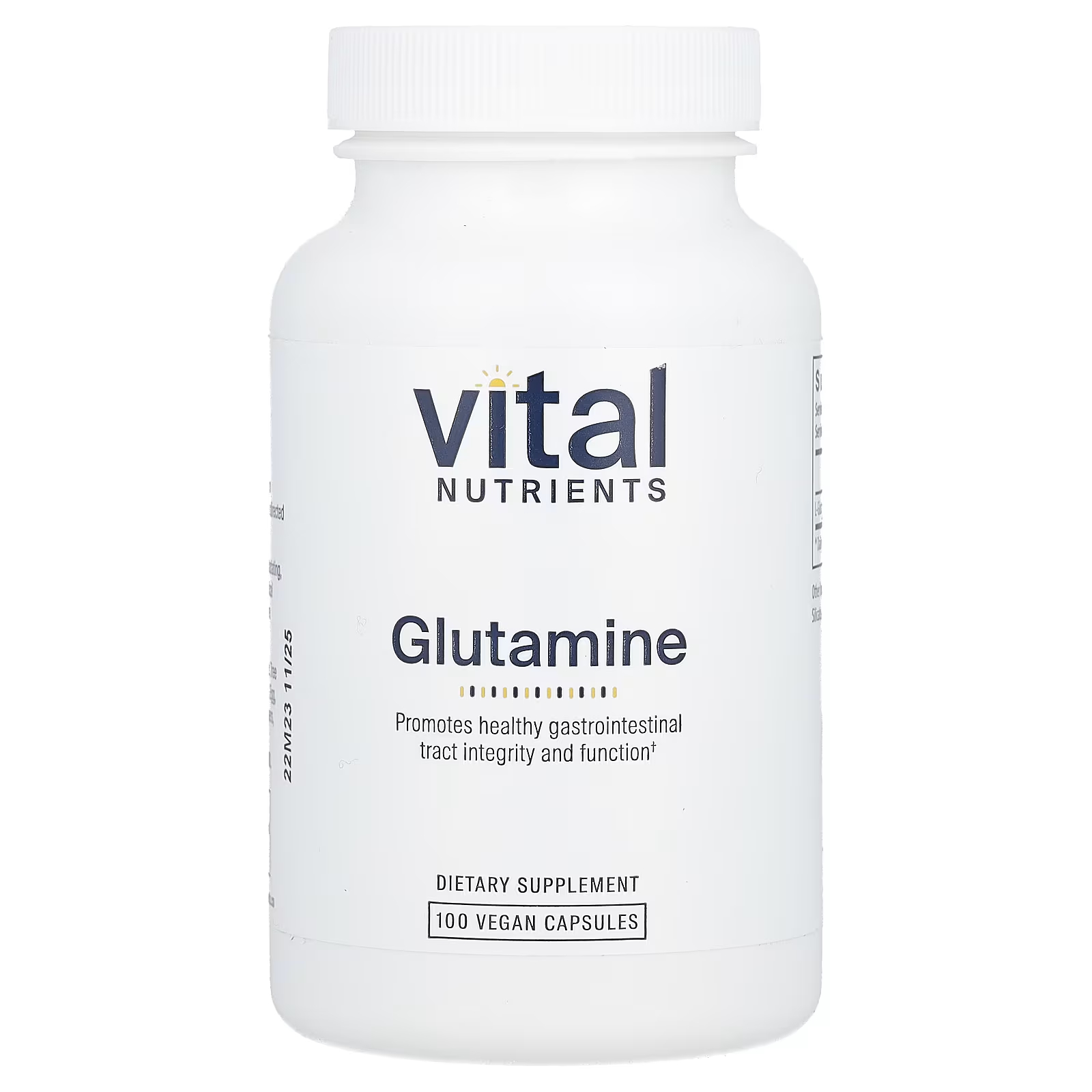 Глутамин 100 веганских капсул Vital Nutrients vital nutrients иприфлавон 90 веганских капсул