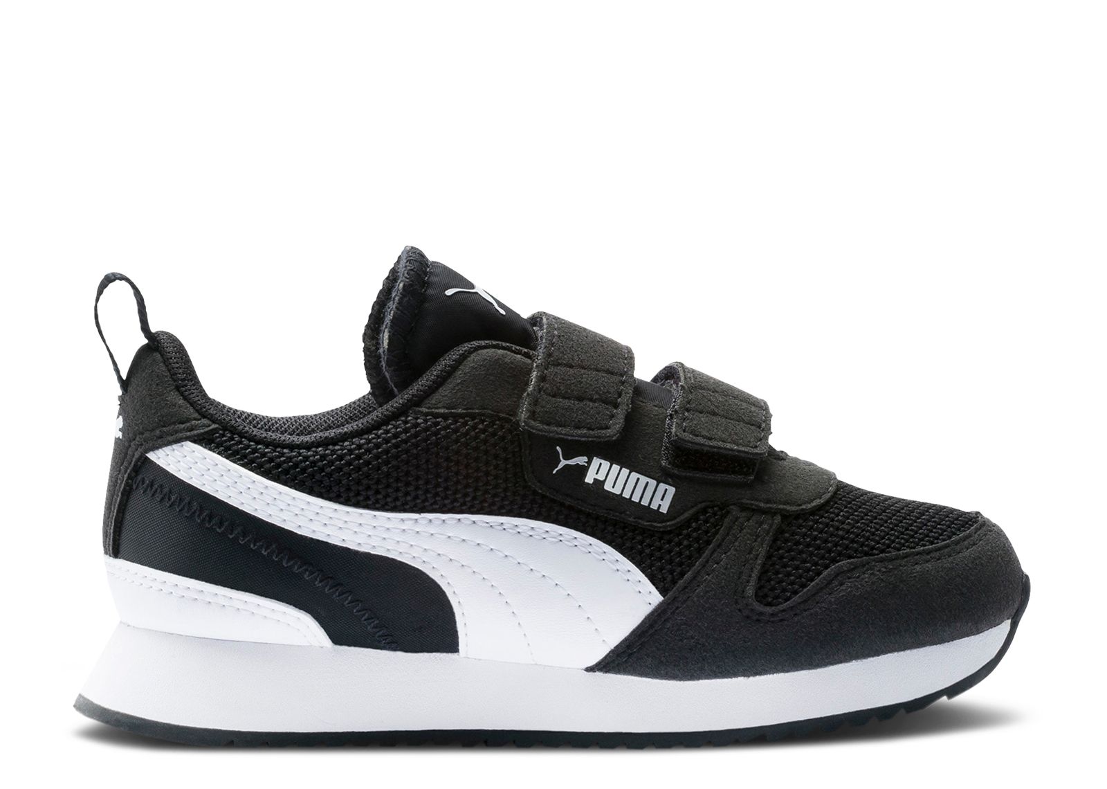 

Кроссовки Puma R78 Little Kid 'Black White', черный