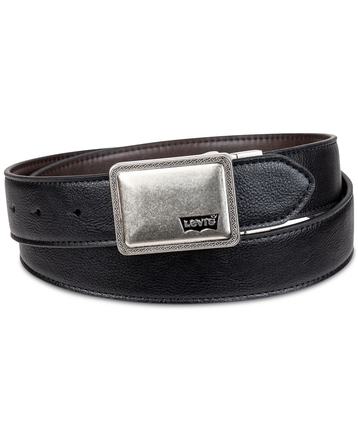 

Мужской двусторонний ремень с металлическим логотипом Levi's