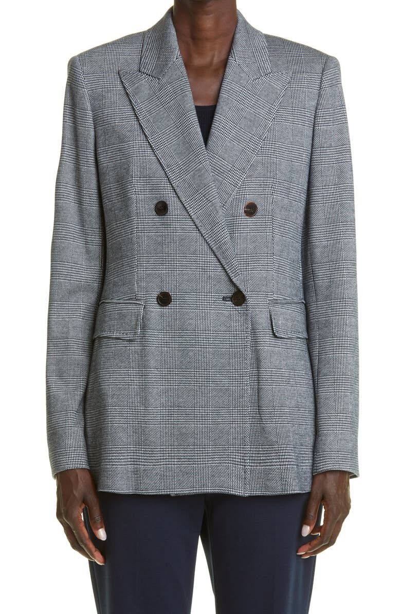 

Двубортный блейзер в клетку Calco Glen MAX MARA