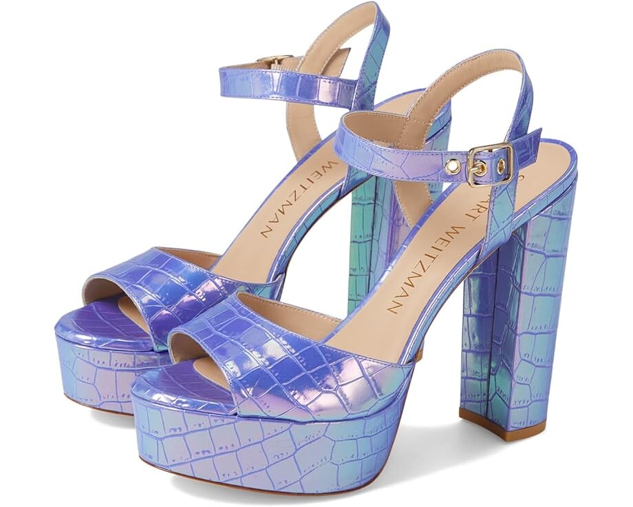 

Туфли Stuart Weitzman Ryder 95 Platform Sandal, цвет Violet Ice