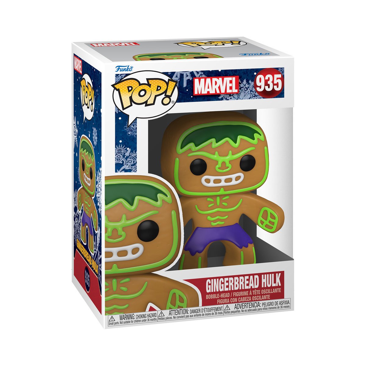 

Funko POP! Marvel, коллекционная фигурка, Пряничный Халк, 935 год.