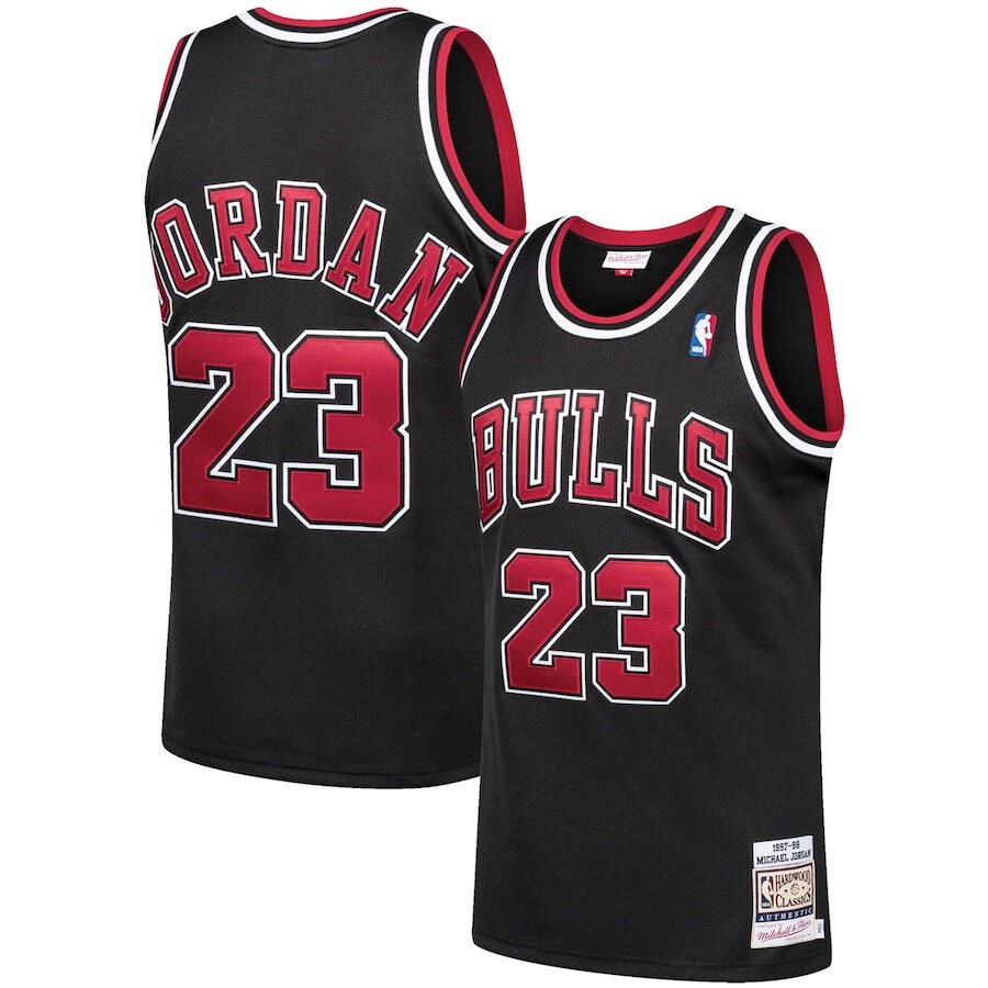 

Джерси Mitchell & Ness Chicago Bulls, черный