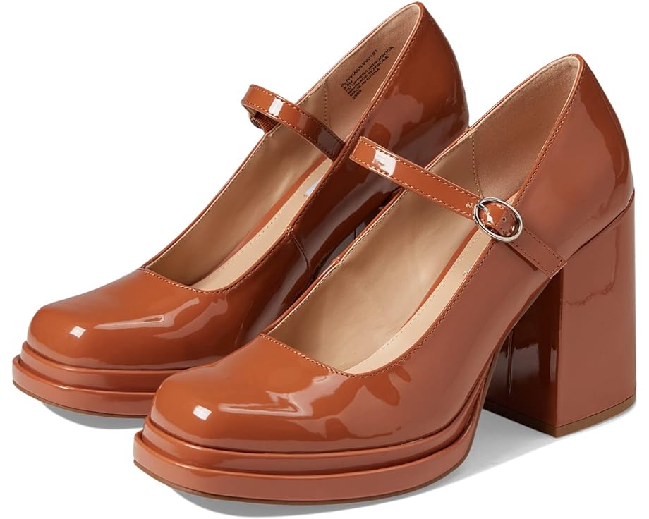 

Туфли Steve Madden Olivvia Mary Jane Pump, цвет Cognac Patent