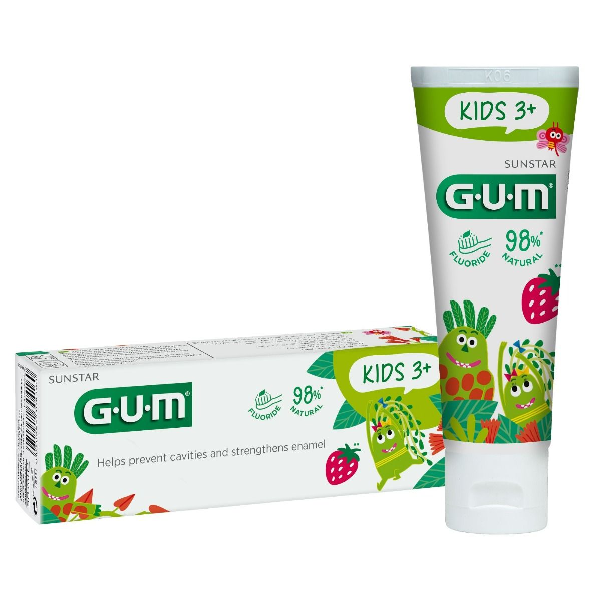 цена Gum Monster Kids зубная паста для детей, 50 ml