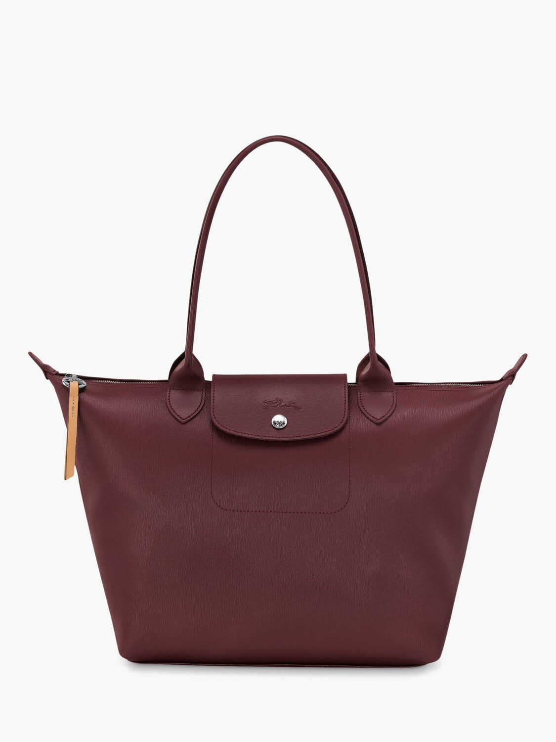 

Сумка-шоппер Longchamp Le Pliage City из парусины с покрытием, сливовый
