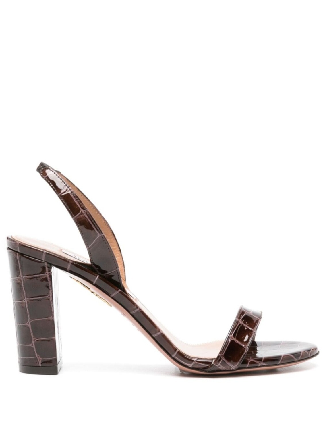 

Aquazzura босоножки So Nude 85, коричневый