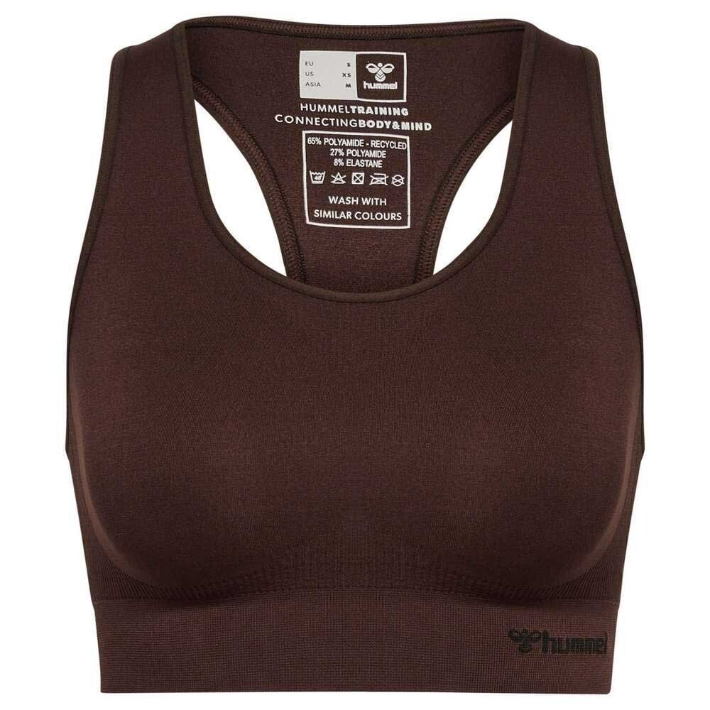 

Спортивный топ Hummel TIF Seamless, коричневый