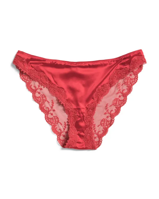 

Бикини из шелковой смеси Splendeur Lise Charmel, красный