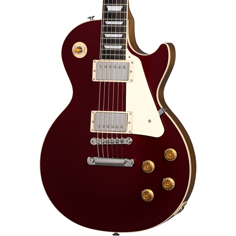Электрогитара Gibson Les Paul Standard 50s Plain Top Electric Guitar - Sparkling Burgundy Top