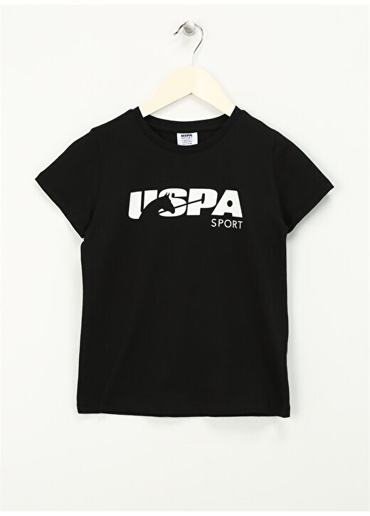 

Черная мужская футболка MONROKIDS U.S. Polo Assn., черный