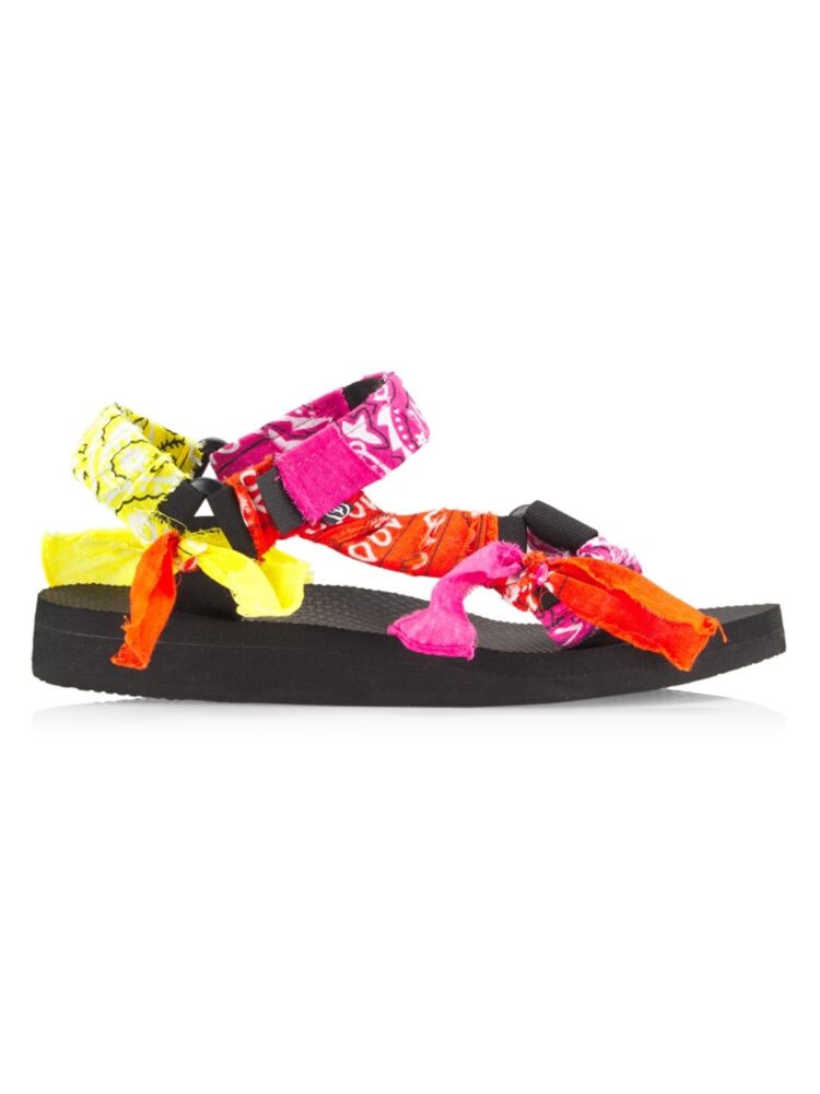 

Сандалии-банданы Trekky с цветными блоками Arizona Love, цвет Pink Multicolor