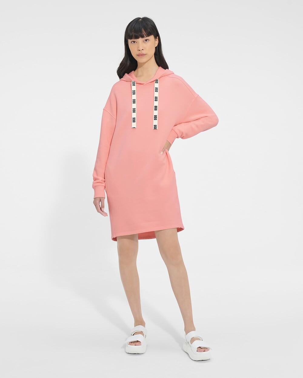 

Пуловер Aderyn Hoodie Dress UGG, розовый