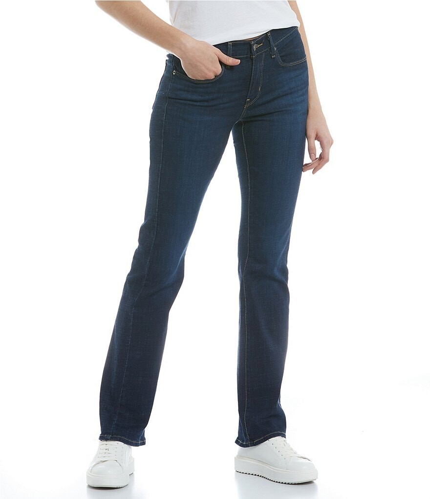 

Джинсы Levi's Classic Bootcut со средней посадкой из эластичного денима, синий