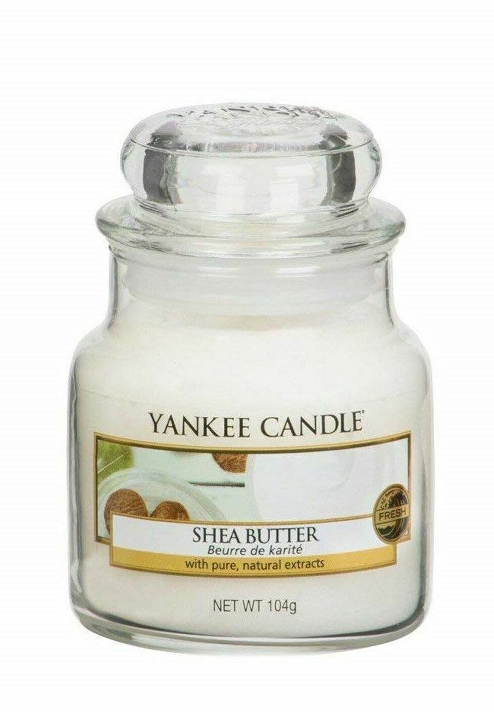 

Ароматическая свеча YANKEE CANDLE CLASSIC SMALL JAR SHEA BUTTER 104G