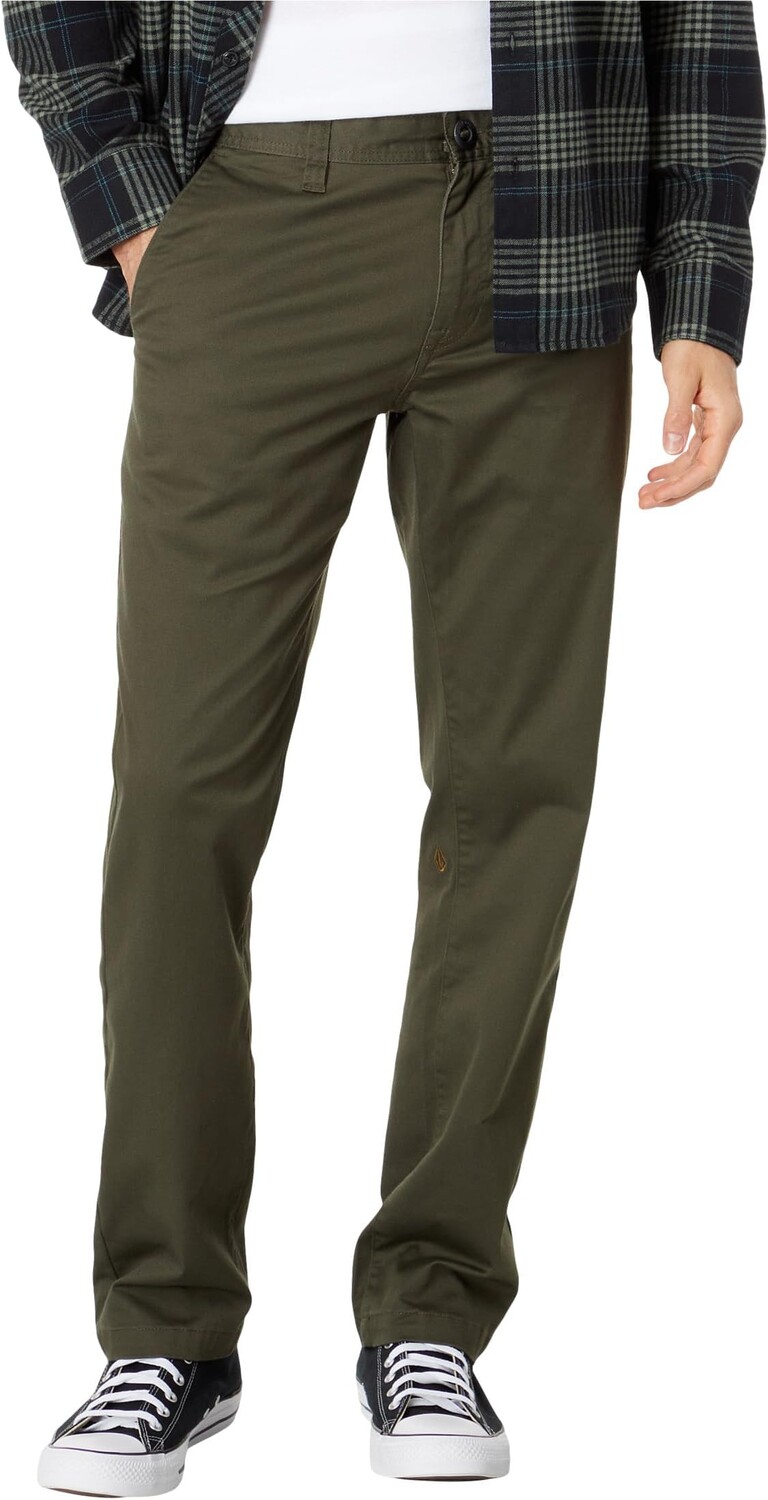 

Брюки Frickin Modern Stretch Volcom, цвет Squadron Green 1