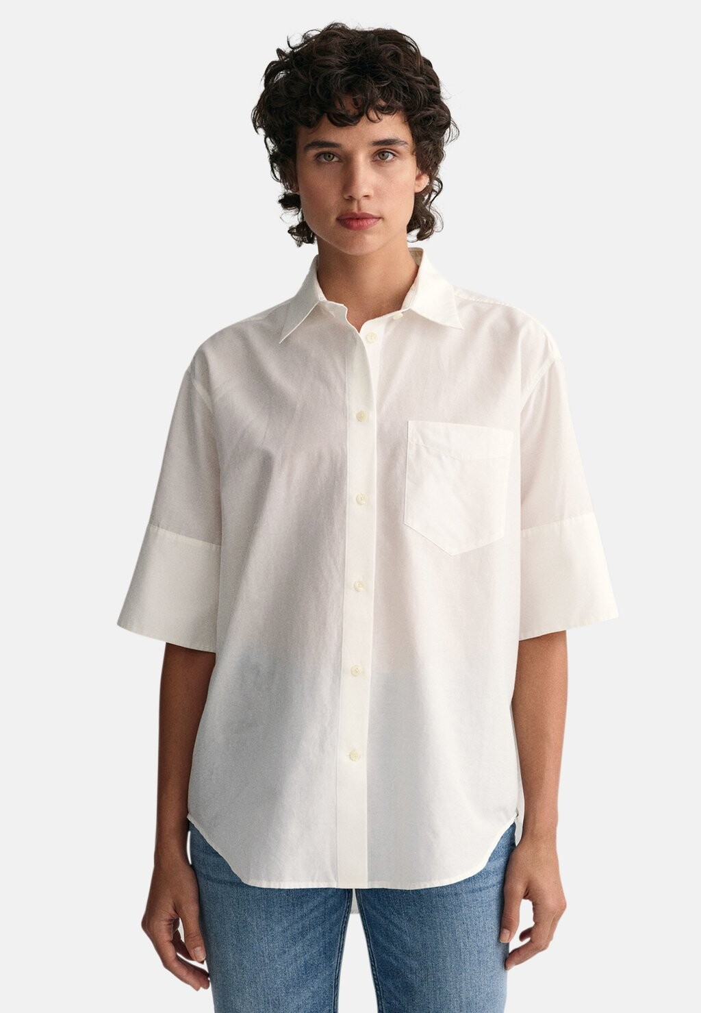 

Рубашка GANT с коротким рукавом, белый