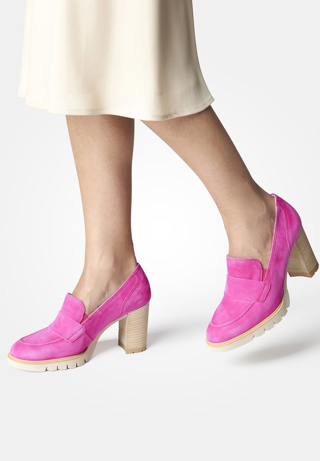 Туфли на платформе Paul Green, Samtziege Flamingo