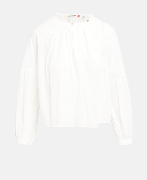 

Блузка-рубашка органик Scotch & Soda, белый
