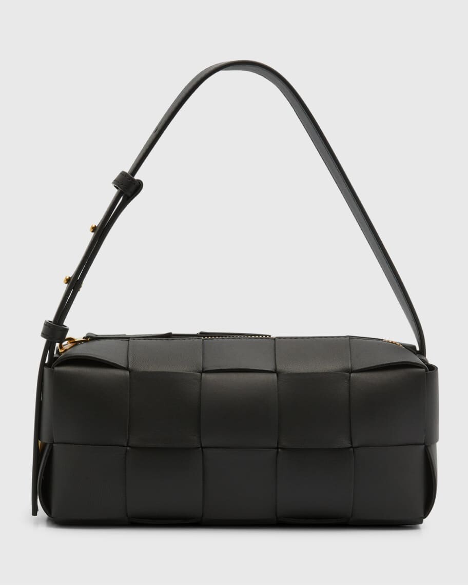 

Маленькая сумка через плечо Brick Cassette Intrecciato Bottega Veneta