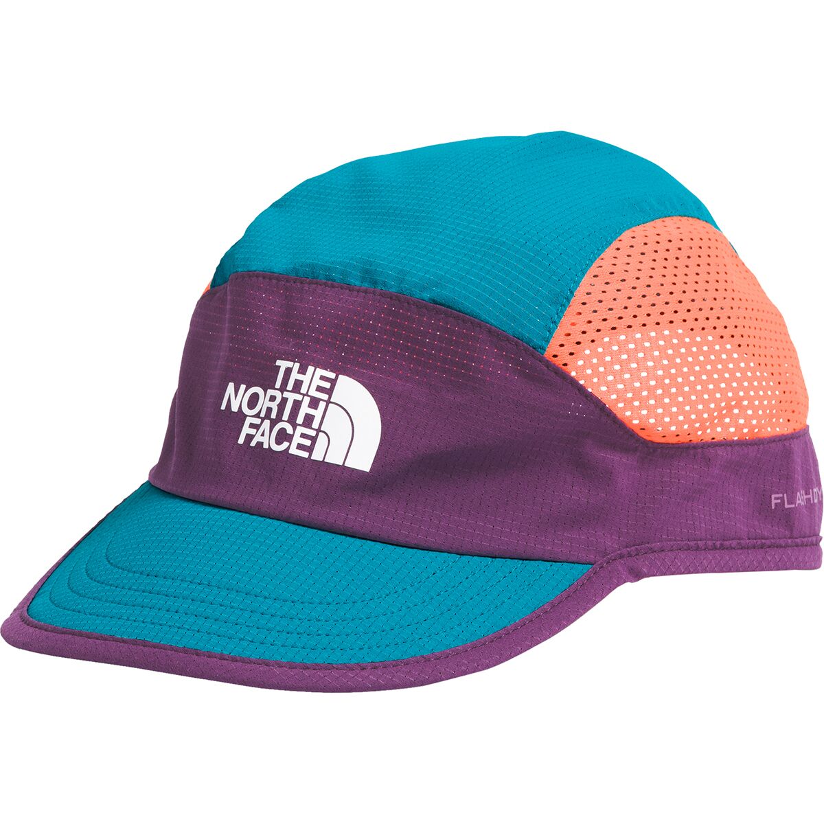 

Летняя шапка для бега lt The North Face, цвет sapphire slate/black currant purple/vivid flame