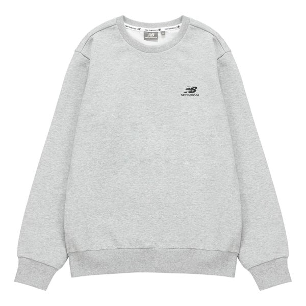 

Толстовка New Balance Athleisure Casual Sports Round Neck Pullover Long Sleeves Light Grey, серый