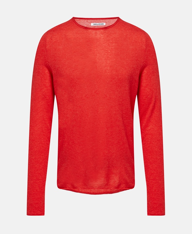 Кашемировый пуловер , красный Zadig&Voltaire