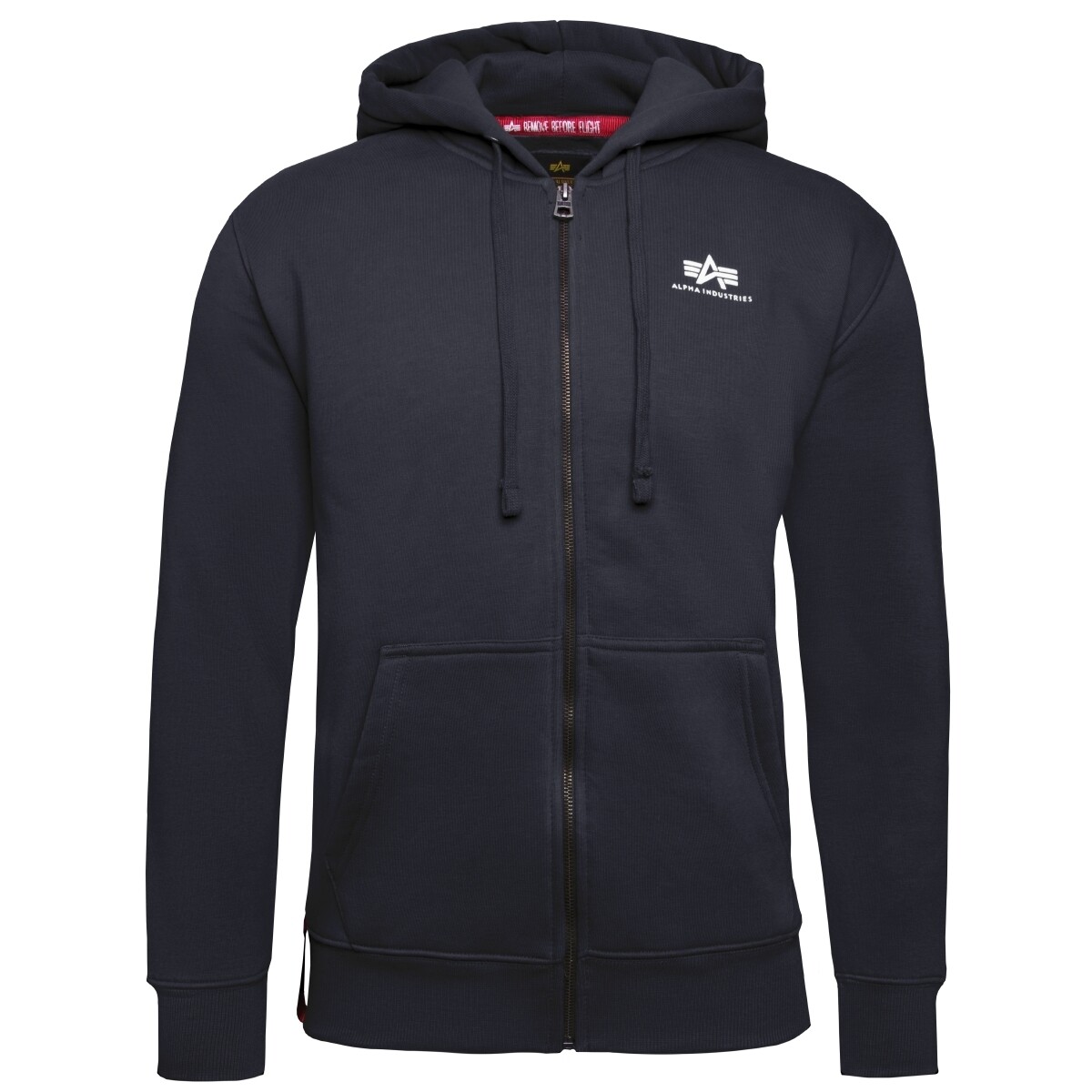 

Толстовка Alpha Industries Basic Zip Hoody SL, синий