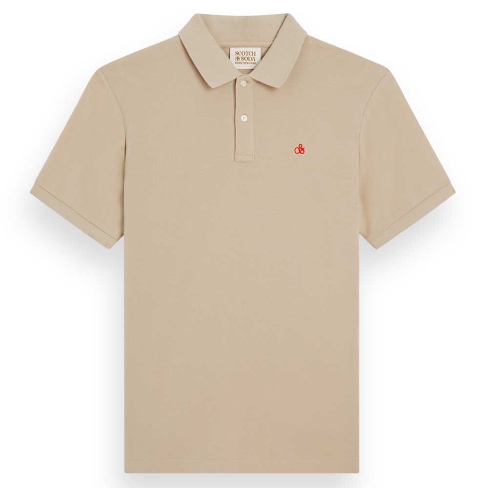 

Поло Scotch & Soda 175664, бежевый