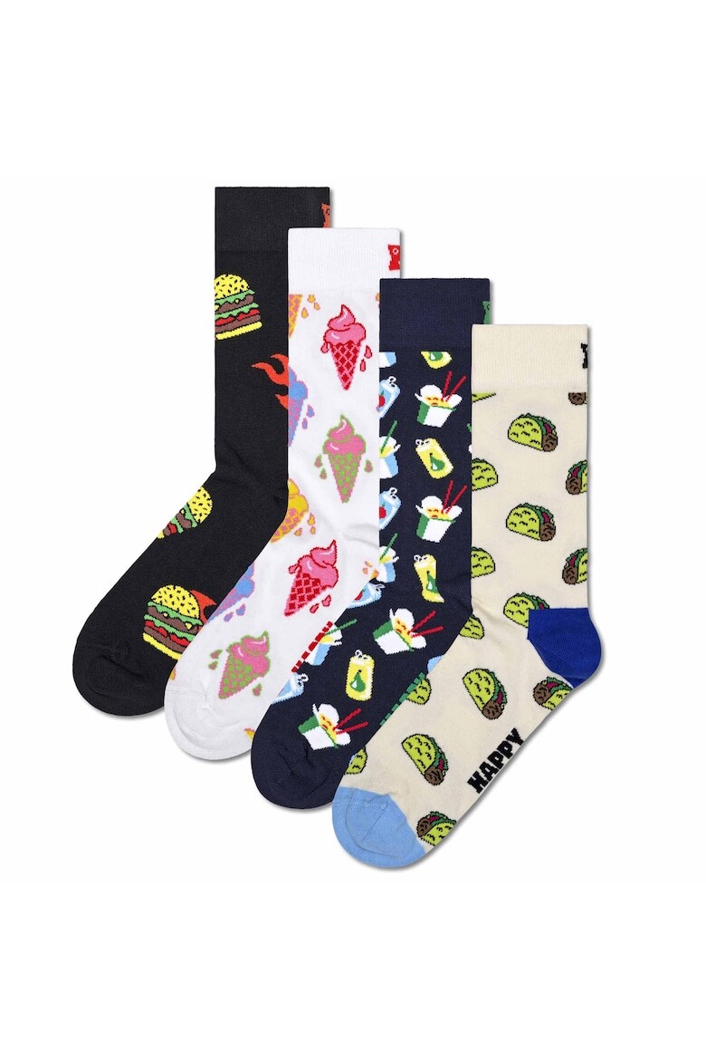 

Носки с принтом - 4 пары Happy Socks, зеленый