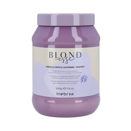 Фиолетовая осветляющая пудра, 500 г Inebrya, Blondesse Miracle Gentle Lightener