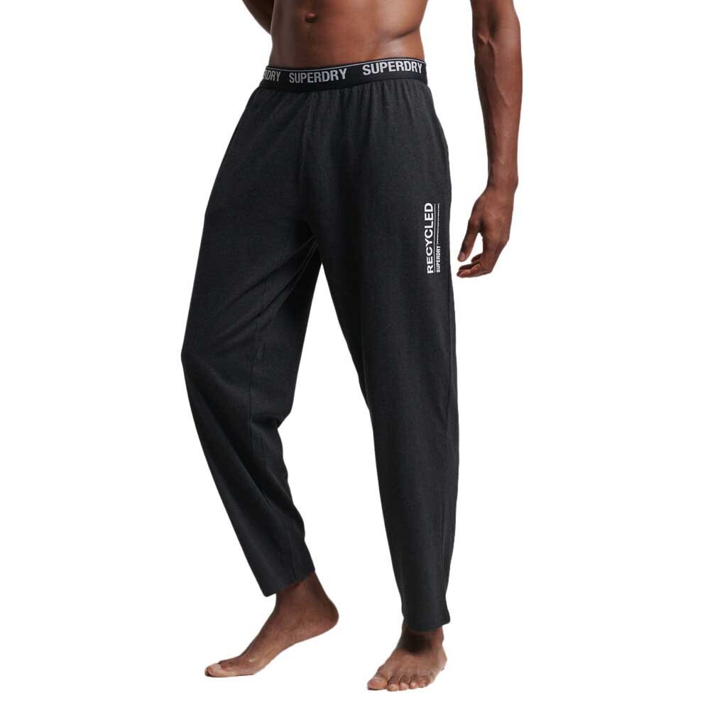 

Пижамные брюки Superdry Recycled Sleepwear Pant, черный