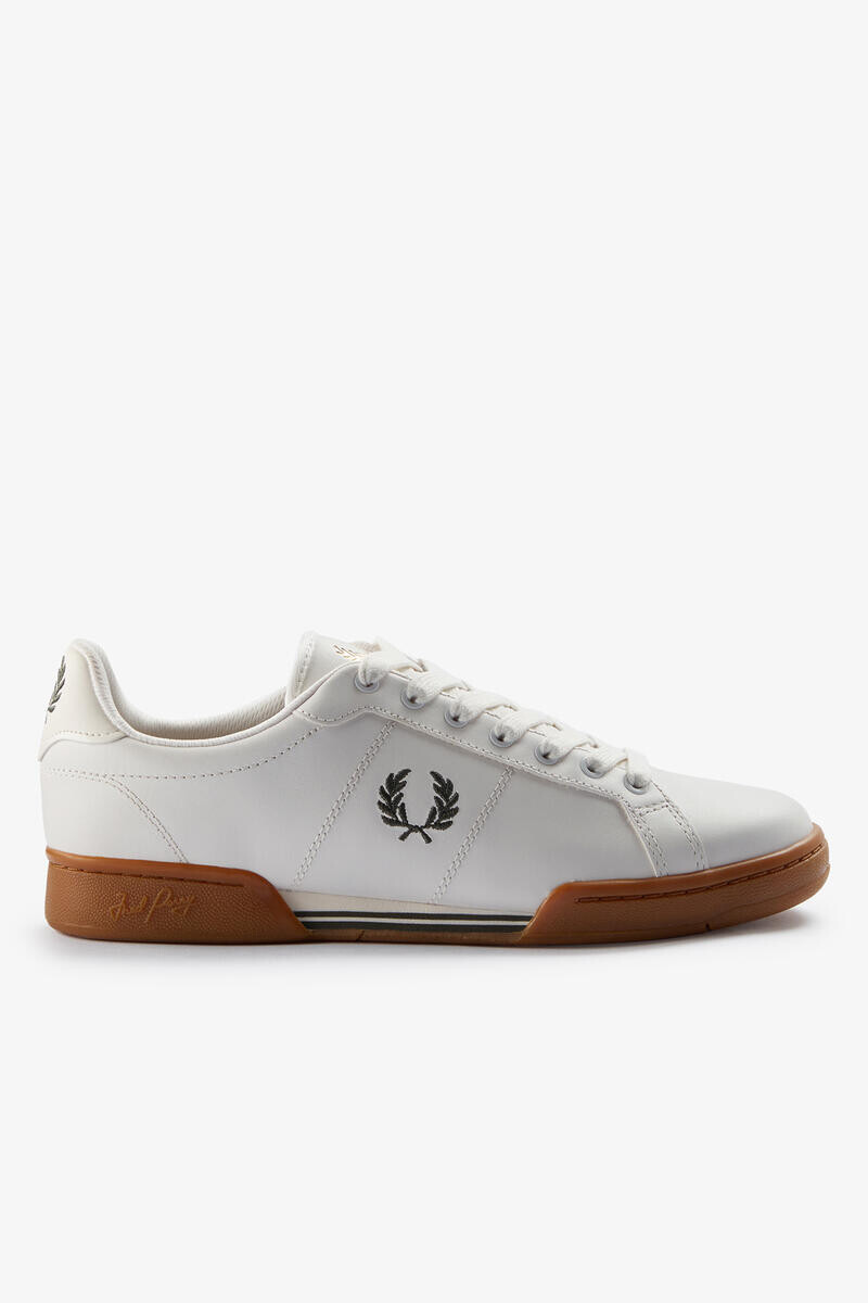 

Кроссовки b722 кожаные Fred Perry, белый