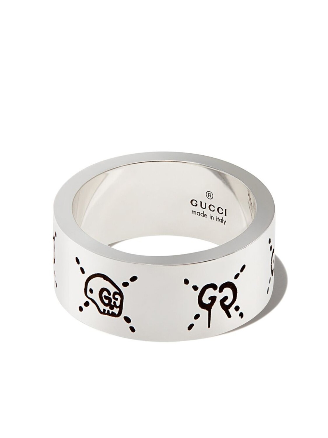 

Серебряное кольцо Ghost Gucci, серебряный