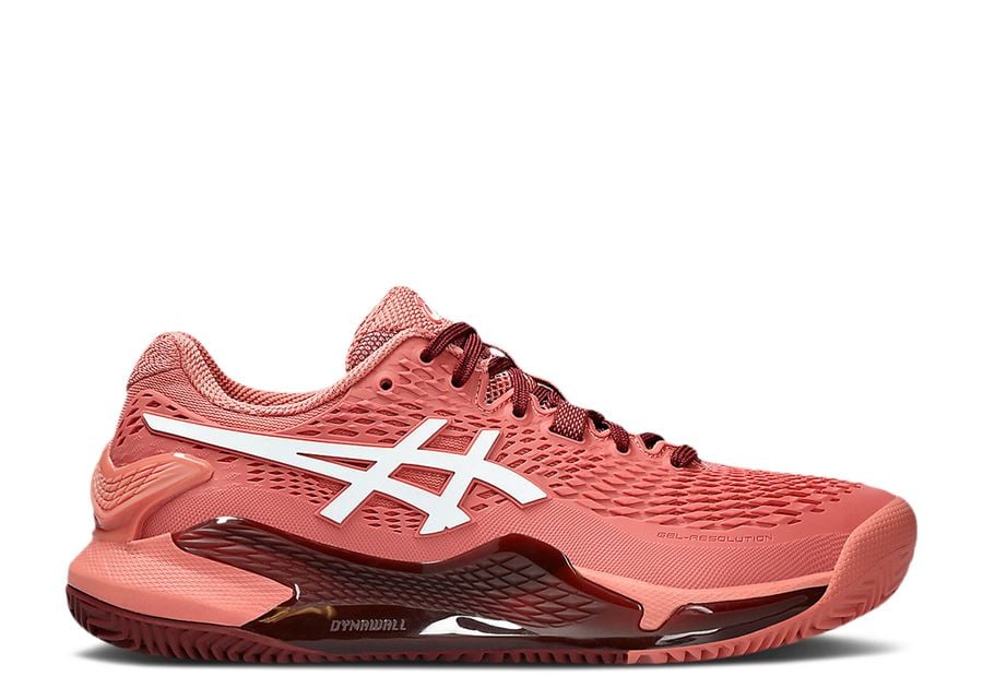 

Кроссовки ASICS Wmns Gel Resolution 9 Clay 'Light Garnet White', розовый