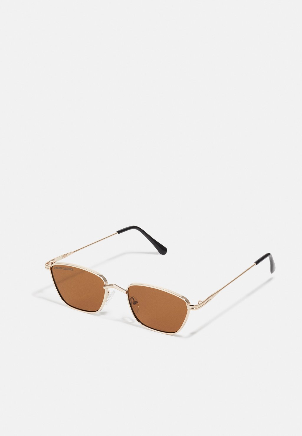 Солнцезащитные очки SUNGLASSES KALYMNOS WITH CHAIN UNISEX Urban Classics, цвет gold-coloured/brown